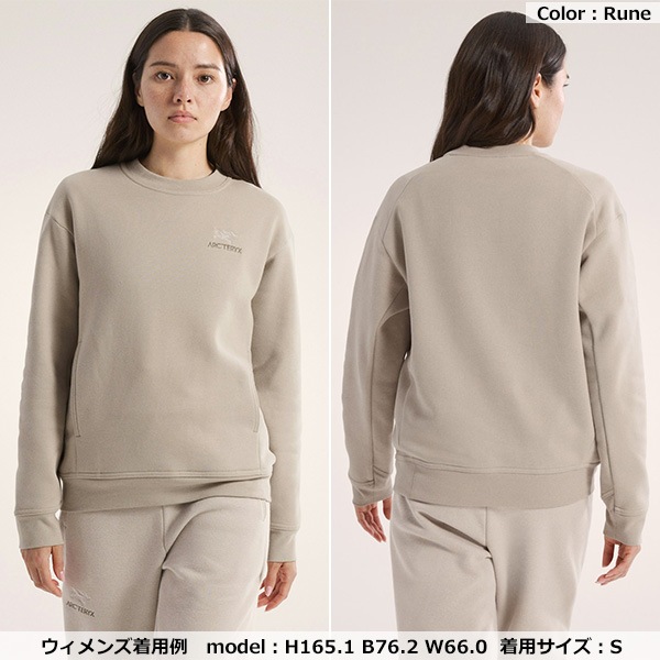ARC'TERYX(�������ƥꥯ��) Emblem Fleece Crew Women's(����֥�� �ե꡼�� ���롼 �������) X000009312