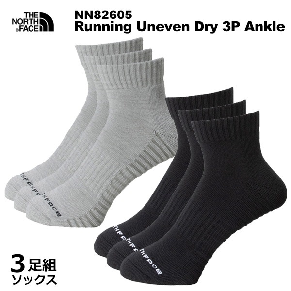 THE NORTH FACE(�Ρ����ե�����) Running Uneven Dry 3P Ankle (���˥󥰥��󥤡��֥�ɥ饤3P���󥯥�)