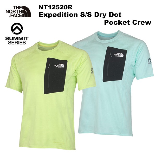 THE NORTH FACE(�Ρ����ե�����) ��SUMMIT���꡼����Expedition S/S Dry Dot Pocket Crew(�������ڥǥ�����󥷥硼�ȥ��꡼�֥ɥ饤�ɥåȥݥ��åȥ��롼) NT12520R