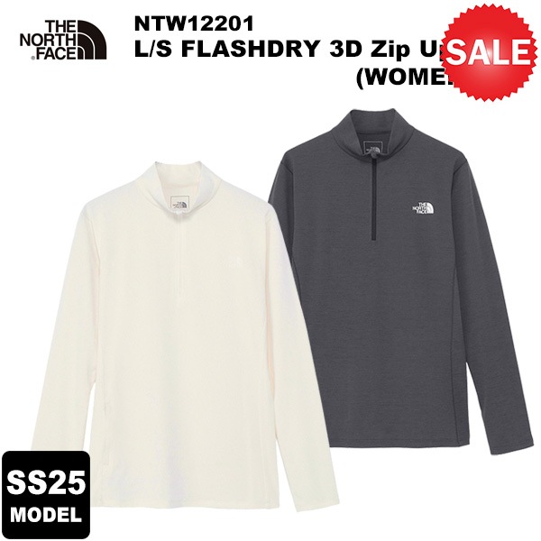 ��30%OFF��THE NORTH FACE(�Ρ����ե�����) ��2025�ղƥ�ǥ��L/S FLASHDRY 3D Zip Up(WOMENS)(���󥰥��꡼�֥ե�å���ɥ饤���꡼�ǥ������åץ��å�) NTW12201