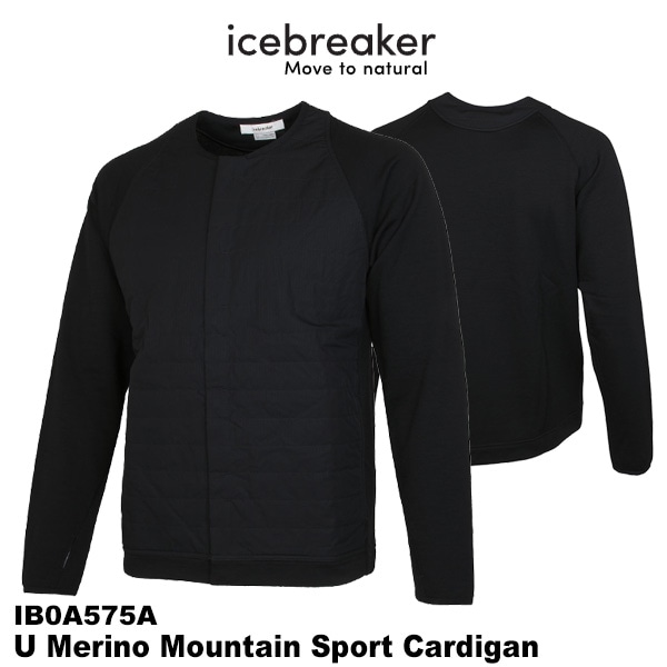 icebreaker(�������֥졼����) U Merino Mountain Sport Cardigan (���Υޥ���ƥ󥹥ݡ��ĥ����ǥ�����)