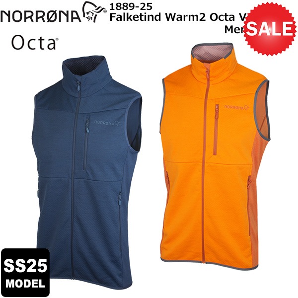 ��20%OFF��NORRONA(�Υ�����) ��2025�ղƥ�ǥ��Falketind Warm2 Octa Vest Men's 1889-25