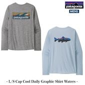 ѥ˥ Patagonia L/S Cap Cool Daily Graphic Shirt - Watersʥ󥰥꡼ ץ꡼  ǥ꡼ եå  - ˡڥ󥺡