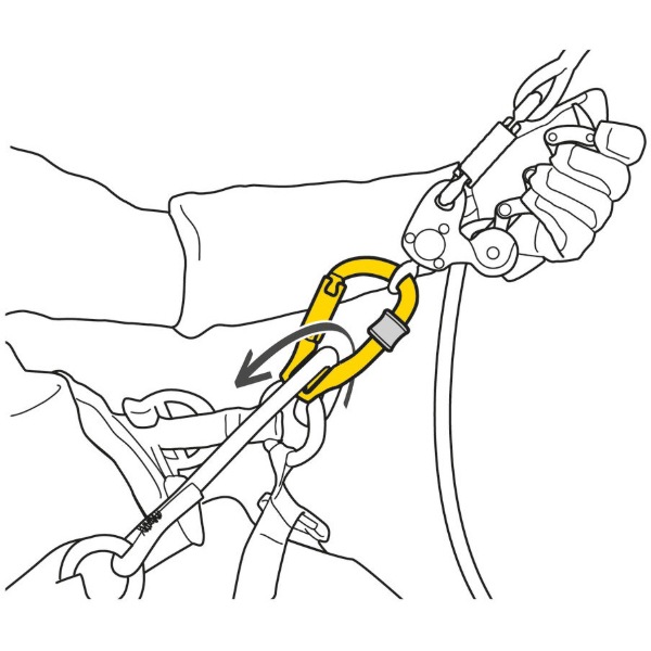 �ڥĥ� PETZL ROLLCLIP Z�ʥ����륯��å� Z��