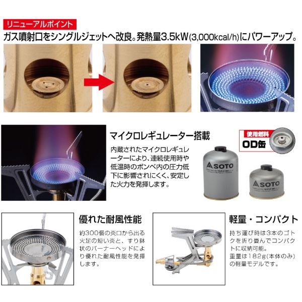 SOTO �쥮��졼�������ȡ��� FUSION Trek�ʥե塼�����ȥ�å���SOD-331