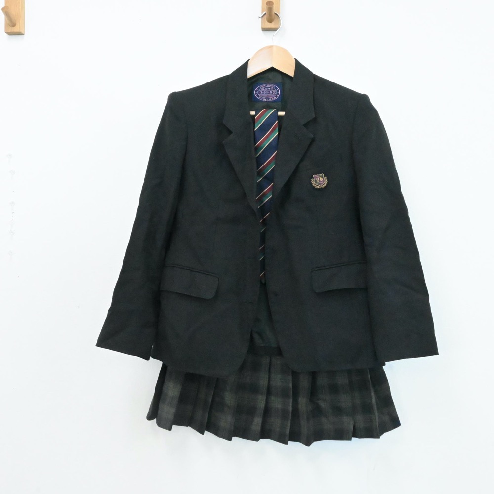 【中古】新潟県 吉田高校 女子制服 4点(ブレザー・スカート)sf006256 メイン画像