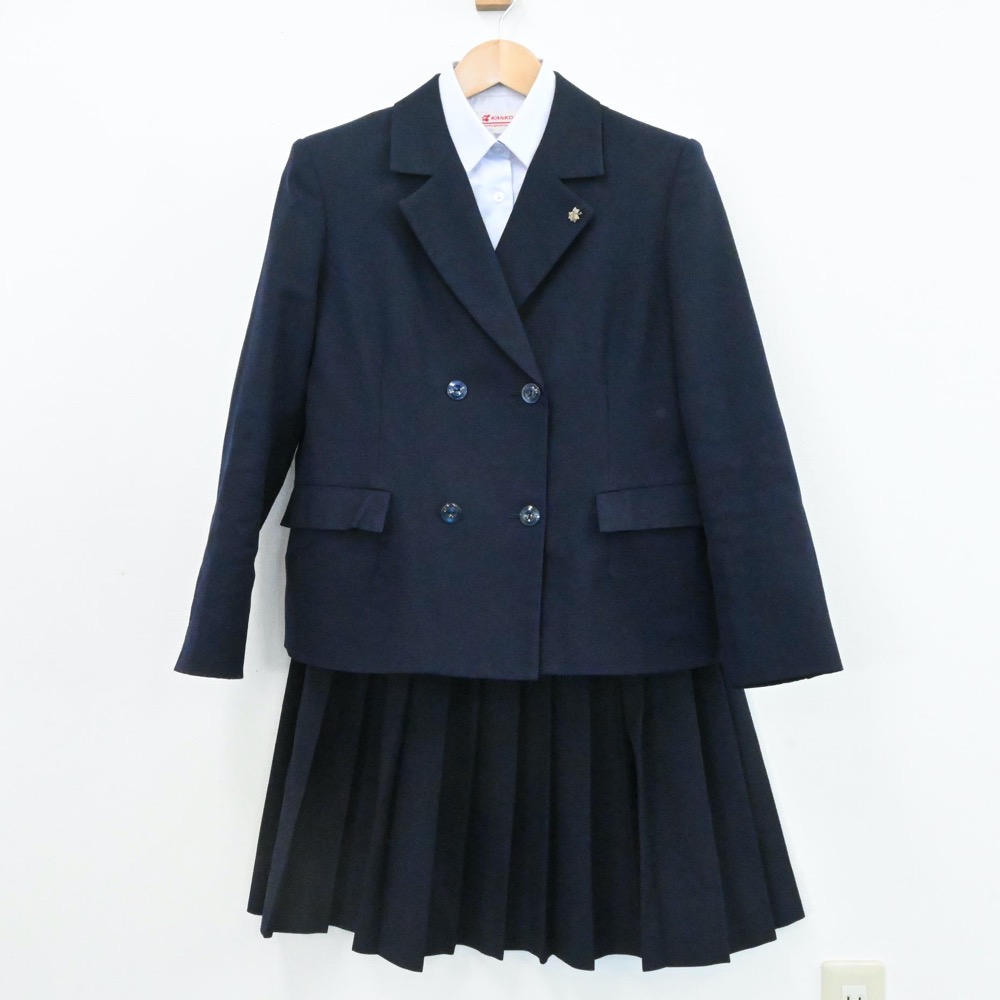 【中古】鳥取県 鳥取西高等学校 女子制服 9点(ブレザー・シャツ・シャツ・ベスト・スカート)sf006278 メイン画像