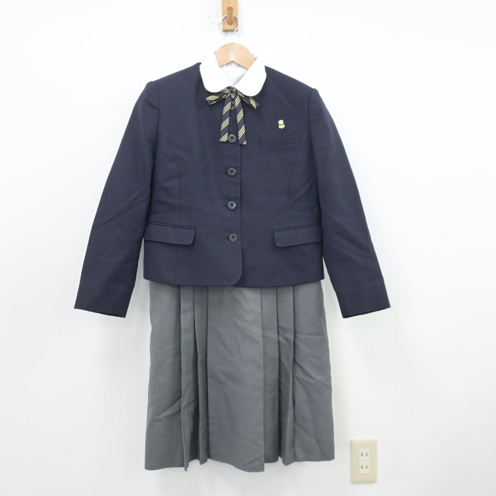 【中古】東京都 中村学園女子中学校 女子制服 5点(ブレザー・シャツ・ジャンパースカート)sf013421 メイン画像