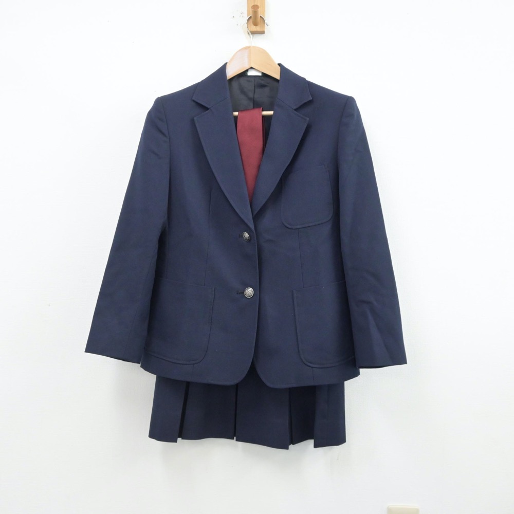 【中古】神奈川県 横浜市立今宿中学校 女子制服 4点(ブレザー・ベスト・スカート)sf014001 メイン画像