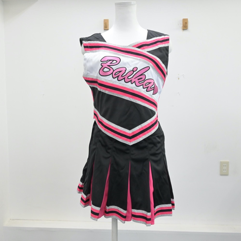 【中古】大阪府 梅花女子高等学校/バトントワリング部ユニフォーム 女子制服 2点(部活ユニフォーム 上下)sf014094 メイン画像