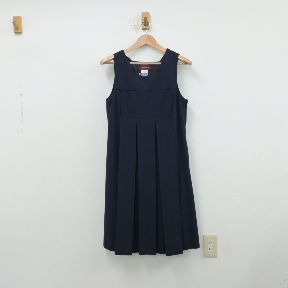 【中古】福岡県 福岡雙葉高等学校 女子制服 1点(ジャンパースカート)sf015527 メイン画像