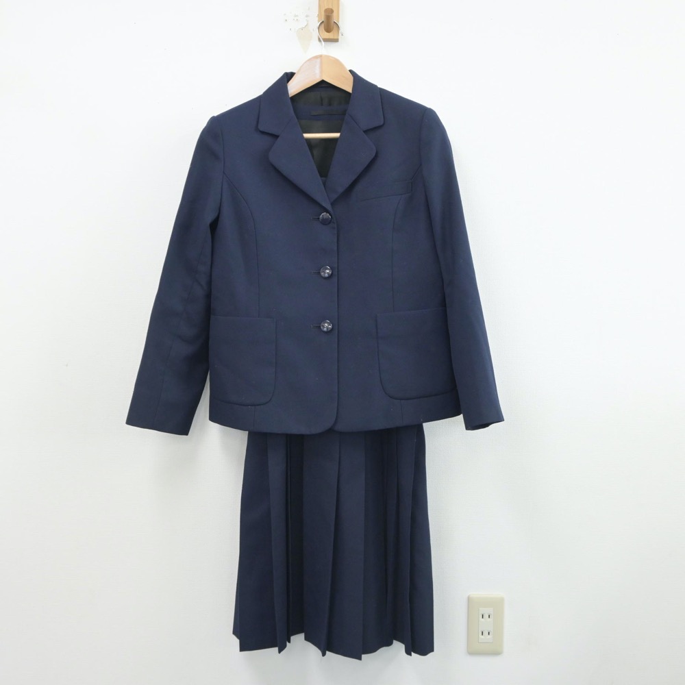 【中古】神奈川県 玉川中学校 女子制服 3点(ブレザー・スカート・ジャンパースカート)sf016355 メイン画像