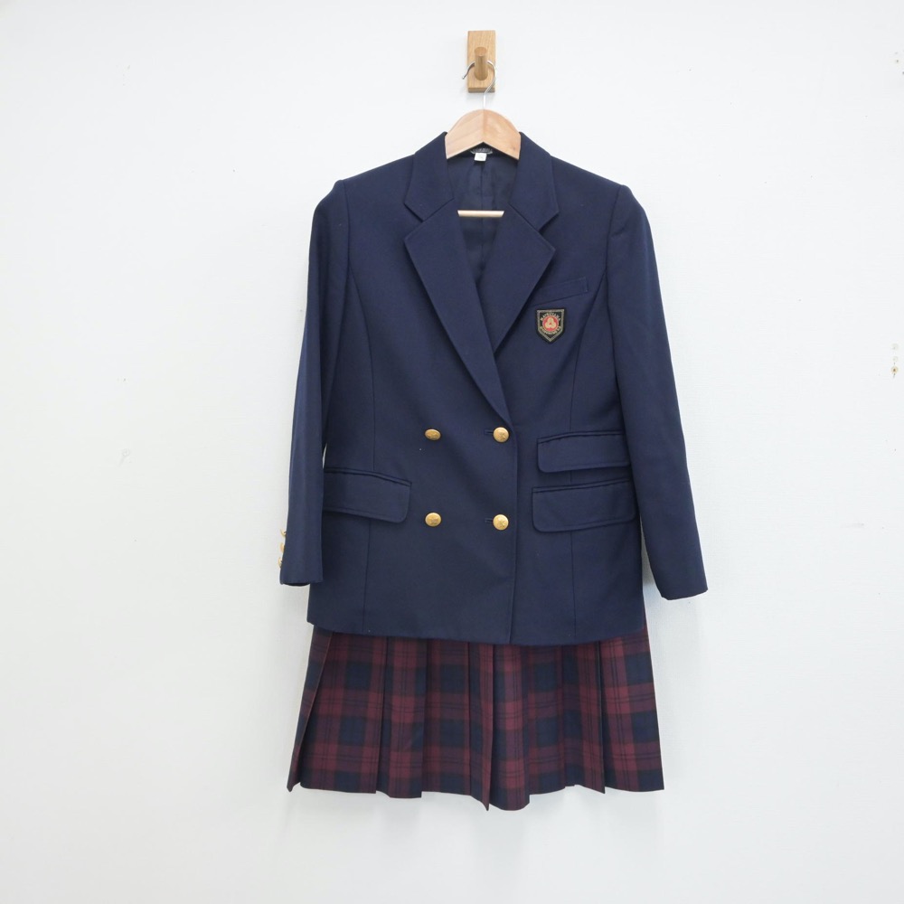 【中古】愛媛県 松山東雲高等学校 女子制服 2点(ブレザー・スカート)sf016401 メイン画像
