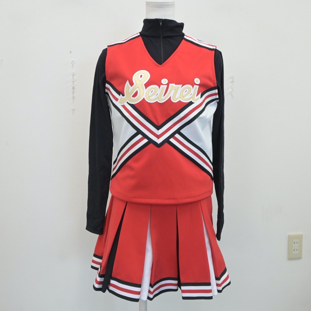 【中古】愛知県 聖霊中学校/チアリーディング部ユニフォーム 女子制服 2点(部活ユニフォーム 上下)sf019319 メイン画像