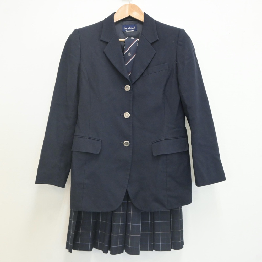 【中古】東京都 千歳丘高等学校 女子制服 3点(ブレザー・スカート)sf022086 メイン画像