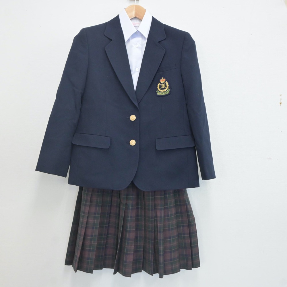 【中古】大阪府 峰塚中学校 女子制服 4点(ブレザー・シャツ・スカート)sf022110 メイン画像