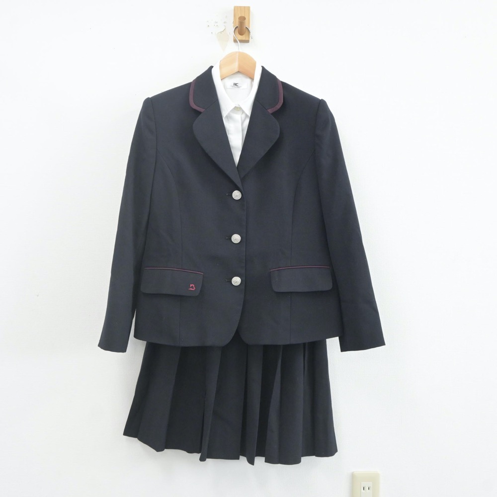 【中古】大阪府 梅花高等学校 女子制服 3点(ブレザー・シャツ・スカート)sf022116 メイン画像