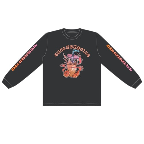 ジュースごくごく倶楽部 サイン入りTシャツ(XL) ジュースごくごく倶楽部 ジュースロングTシャツ | ジュースごくごく