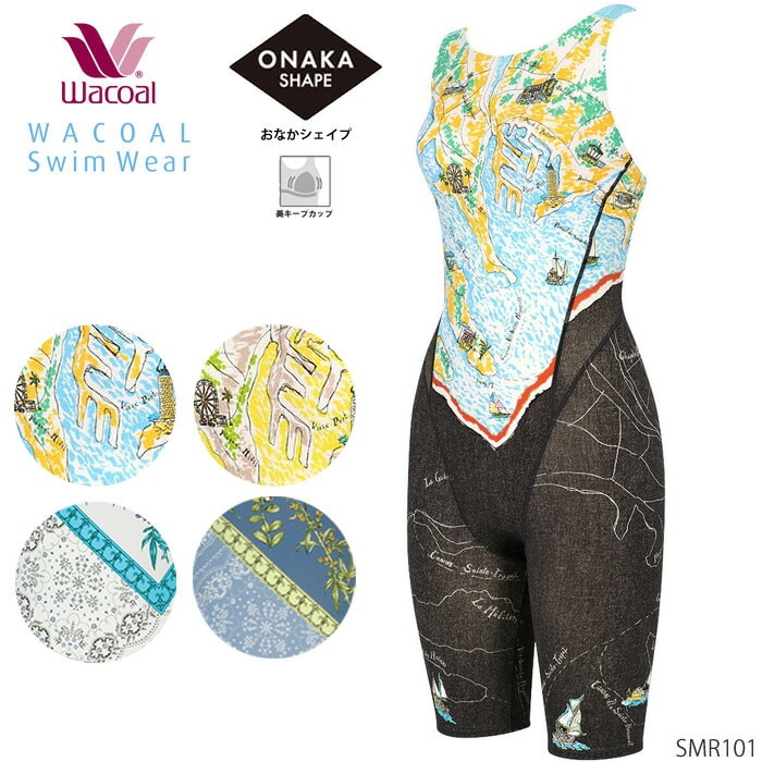 ワコール Wacoalスイムウェア おなかシェイプ 母の日 オールインワン