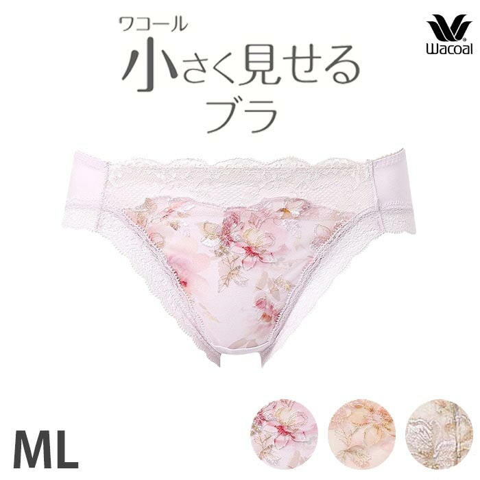 ワコール Wacoal 小さく見せるブラ ペアショーツ (Mサイズ/Lサイズ