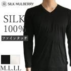 ���륯100% ���륯�ե����󥿥å����V��Ĺµ����� ���륯 Ĺµ ���륯�ޥ�٥꡼ ����ʡ� ��� �ݲ� �ݼ� �Ҵ�ȩ M L LL 1��2�� 23541 ��L�ۡ�����̵����