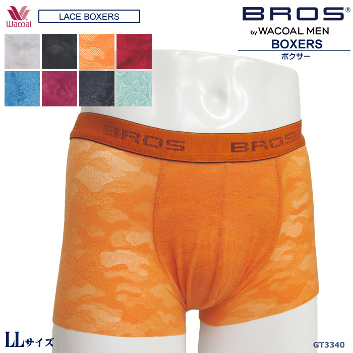 ¨���вٲ� �拾����Wacoal ��� �֥��� BROS (LL) �졼���ܥ����� �ܥ������ѥ��(���Ĥ�) �졼���ѥ�� �᡼����1���ޤ� GT3340 ��S��