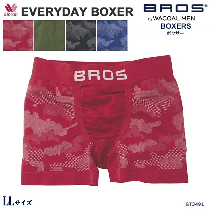 �拾����Wacoal ��� �֥��� BROS (LL) �ܥ������ե��åȥѥ�� ���Ĥ� ���֥�ǥ��ܥ����� EVERYDAY BOXER �᡼����1���ޤ� GT3491 ��EV�ۡ�P��