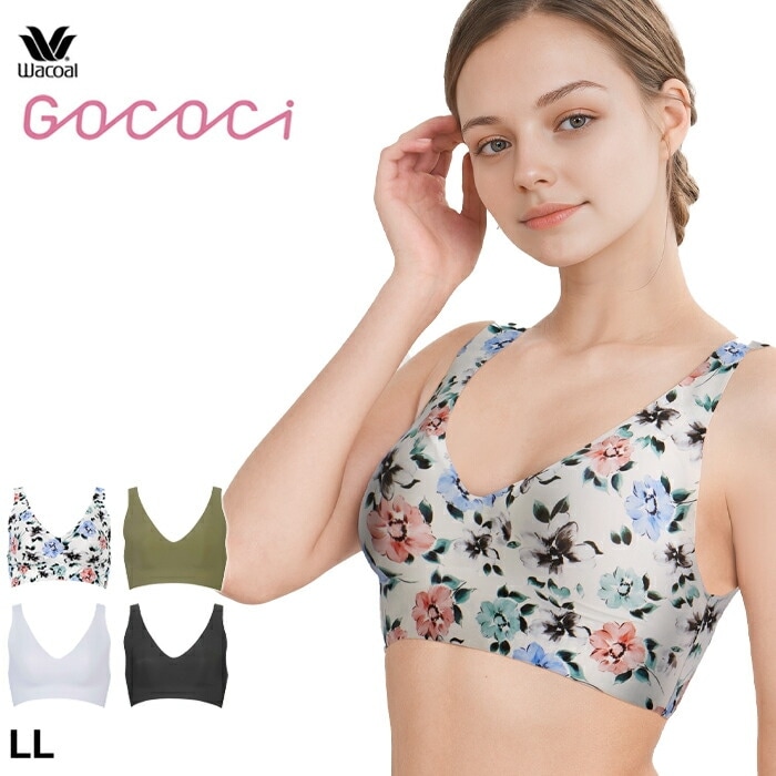 ワコール　GOCOCi ピーナッツパッド　ハーフトップ　ゴコチ　LL 2枚 楽天市場】20%OFF ワコール GOCOCi ゴコチ ハーフトップ ノン