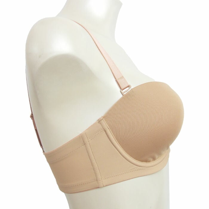 ストラップレスブラワコール Wacoal 1/2カップブラ (DEF) カップ