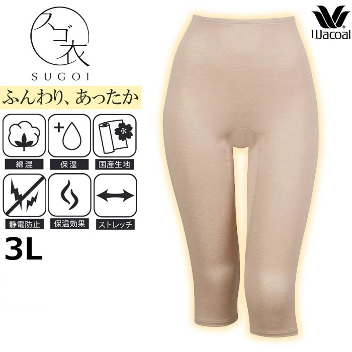 �拾���� Wacoal 3L������ ŷ�� �դ��ꡢ���ä��� ��ǥ����� �Ҥ����� �ܥȥ� �᡼����1���ޤ� �拾���� Wacoal HLE515 ��P��