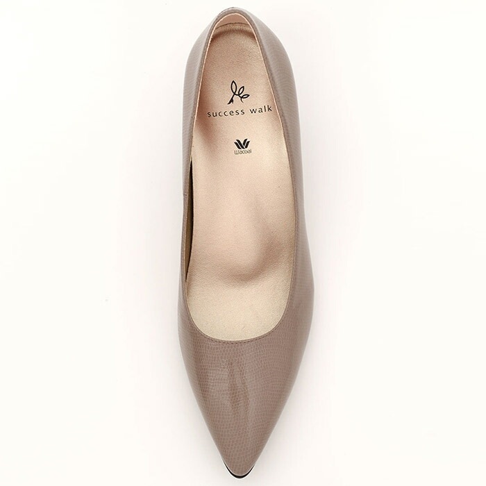 ワコール Wacoal サクセスウォーク 5センチヒールパンプス (型押し