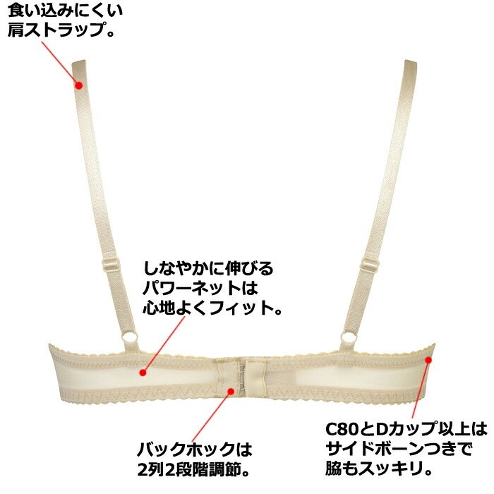 ワコール Wacoal サルート P-UP (Cカップ) プッシュアップブラ 00