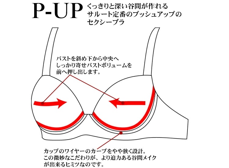 �拾���� Wacoal ���롼�� P-UP (C���å�) �ץå��奢�åץ֥� 00���롼�� 3/4���åץ֥饸�㡼 BTJ400 ��P��