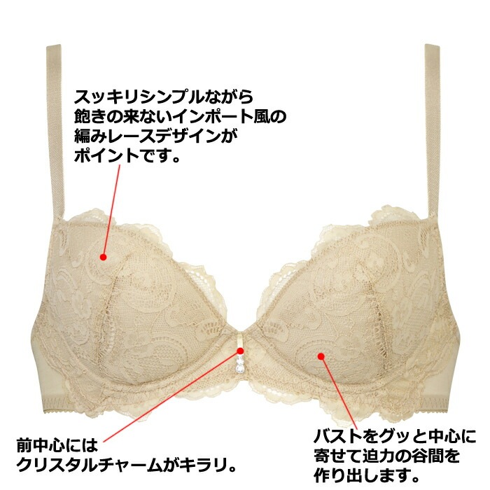 �拾���� Wacoal ���롼�� P-UP (D���å� E���å� F���å�) �ץå��奢�åץ֥� 00���롼�� 3/4���åץ֥饸�㡼 BTJ400 ��P��
