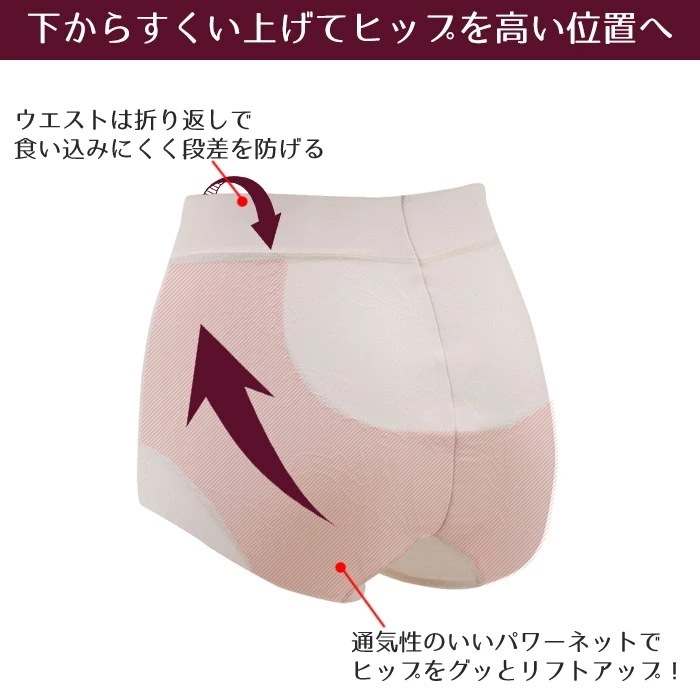 ワコール Wacoal SUHADA Fit me Up 58・ 64・70・76サイズ ショート