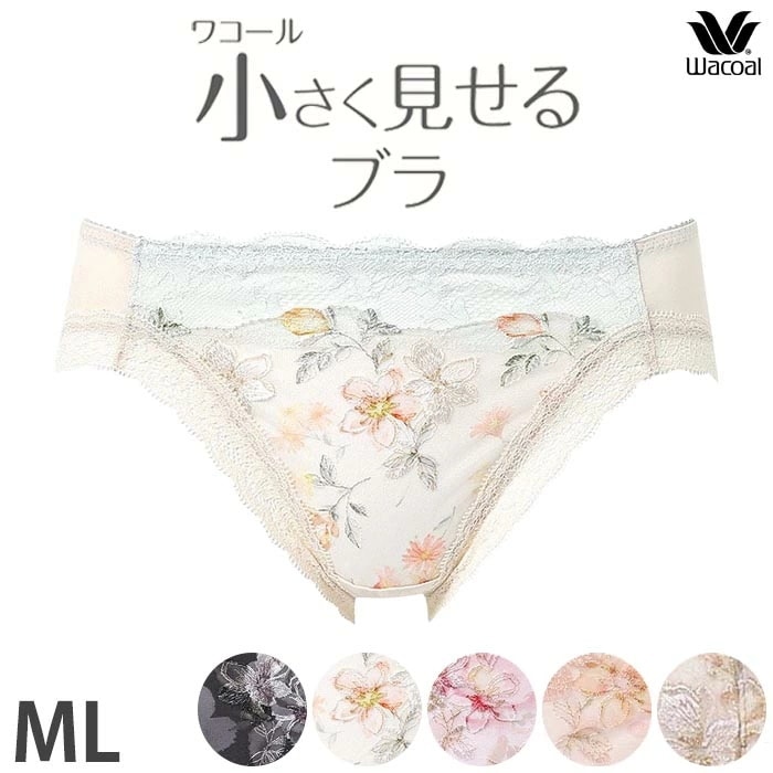 ワコール Wacoal 小さく見せるブラ ペアショーツ (Mサイズ/Lサイズ