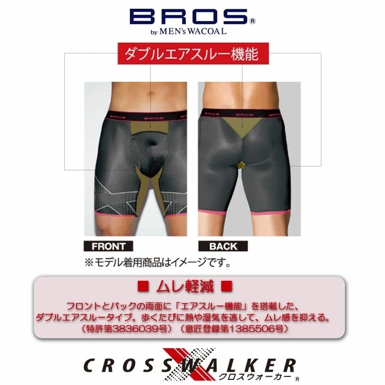 ☆新品☆ワコール ブロス クロスウォーカーOB、BS、LG M BROS クロスウォーカー メンズ Wacoal ワコール ブロス W