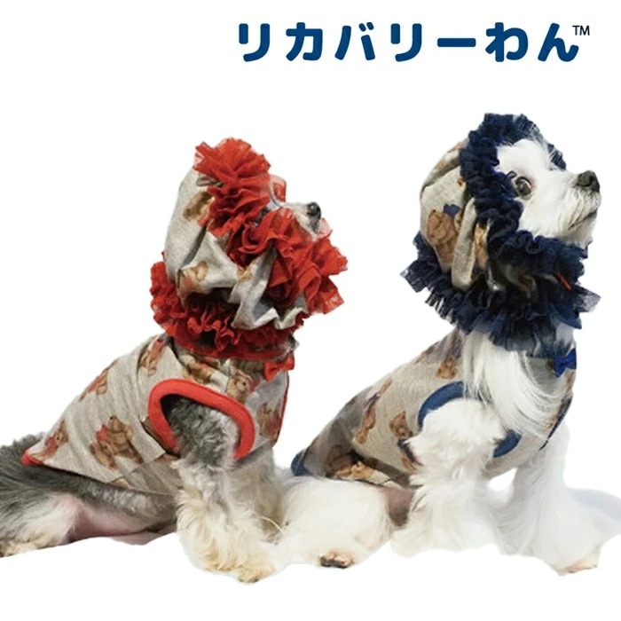 リカバリーわん（テラヘルツワン）テラベアスヌード用品 犬用 ベア総柄