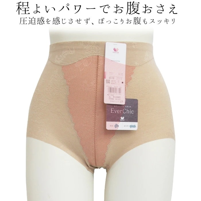 �ʺ���å��奬���ɥ�拾���� Wacoal Ever Chic ���С����å� �����ɥ� (82 90 98 106������) ���С����å� ���硼�ȥ����ɥ� �������� 2��-3�� GRC230 ��P��