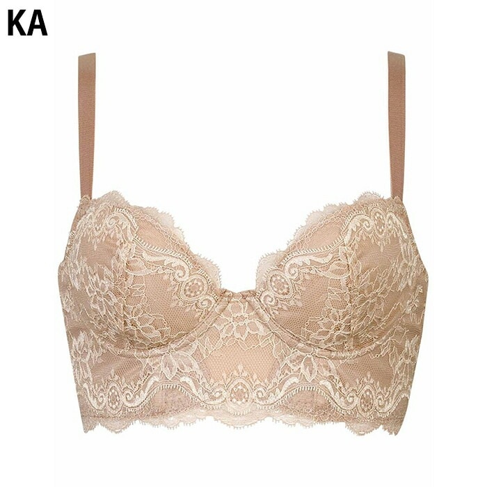 Wacoal ワコール 3/4カップセミロングブラジャー (Dカップ・E