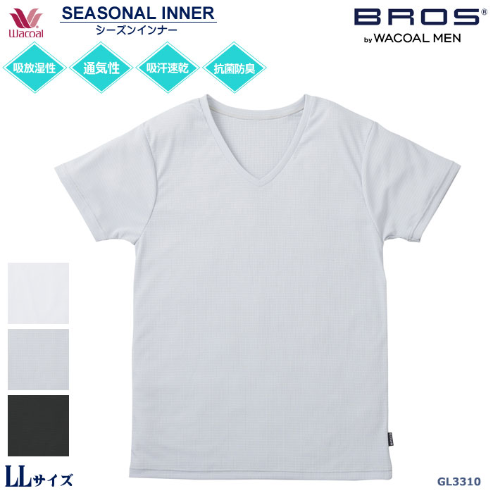 �拾����Wacoal ��� �֥��� BROS �ּ�Ⱦµ����� (LL������) �᡼����1���ޤ� �Х�󥿥��� ��������ե� GL3310 ��P��