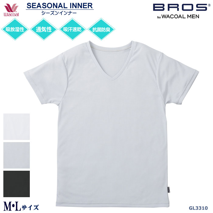 �拾����Wacoal ��� �֥��� BROS �ּ�Ⱦµ����� (M������/L������) �᡼����1���ޤ� �Х�󥿥��� ��������ե� GL3310 ��P��
