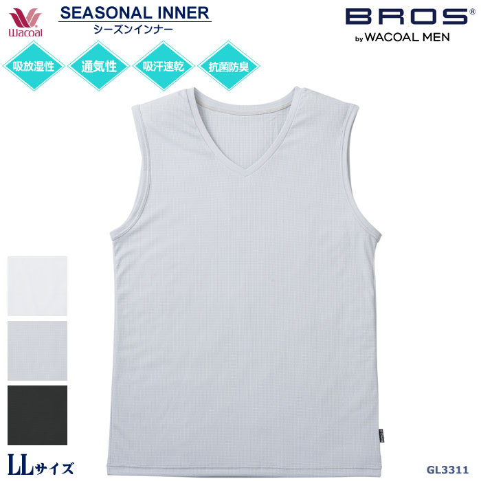 �拾����Wacoal ��� �֥��� BROS �ּ�Ρ����꡼�֥���� (LL������) �᡼����1���ޤ� �Х�󥿥��� ��������ե� GL3311 ��P��