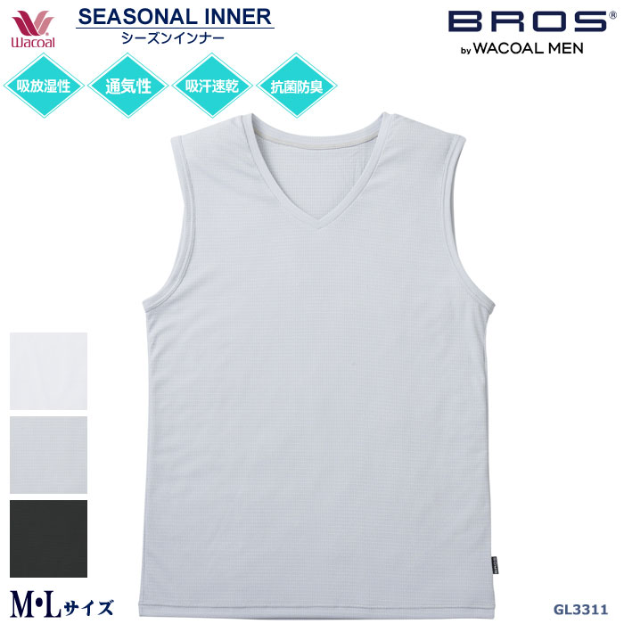 �拾����Wacoal ��� �֥��� BROS �ּ�Ρ����꡼�֥���� (M������/L������) �᡼����1���ޤ� �Х�󥿥��� ��������ե� GL3311 ��P��
