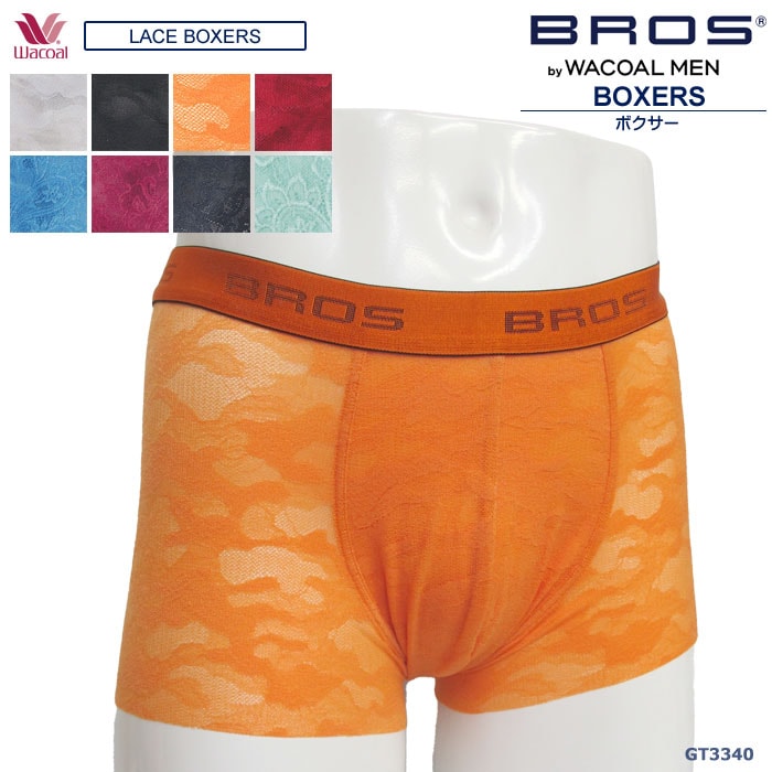 ¨���вٲ� �拾����Wacoal ��� �֥��� BROS (M��L) �졼���ܥ����� �ܥ������ѥ��(���Ĥ�) �졼���ѥ�� �᡼����1���ޤ� GT3340 ��S��