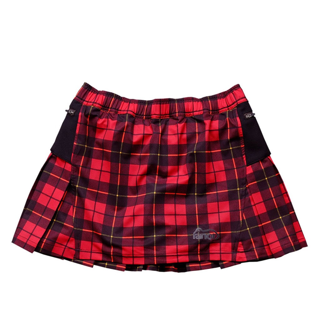 ranor TARTAN CHECK PLEATS SKIRTランニングスカート ranor ラナー TARTAN CHECK CRAZY PLEATS SKIRT BLACK 817-2-212