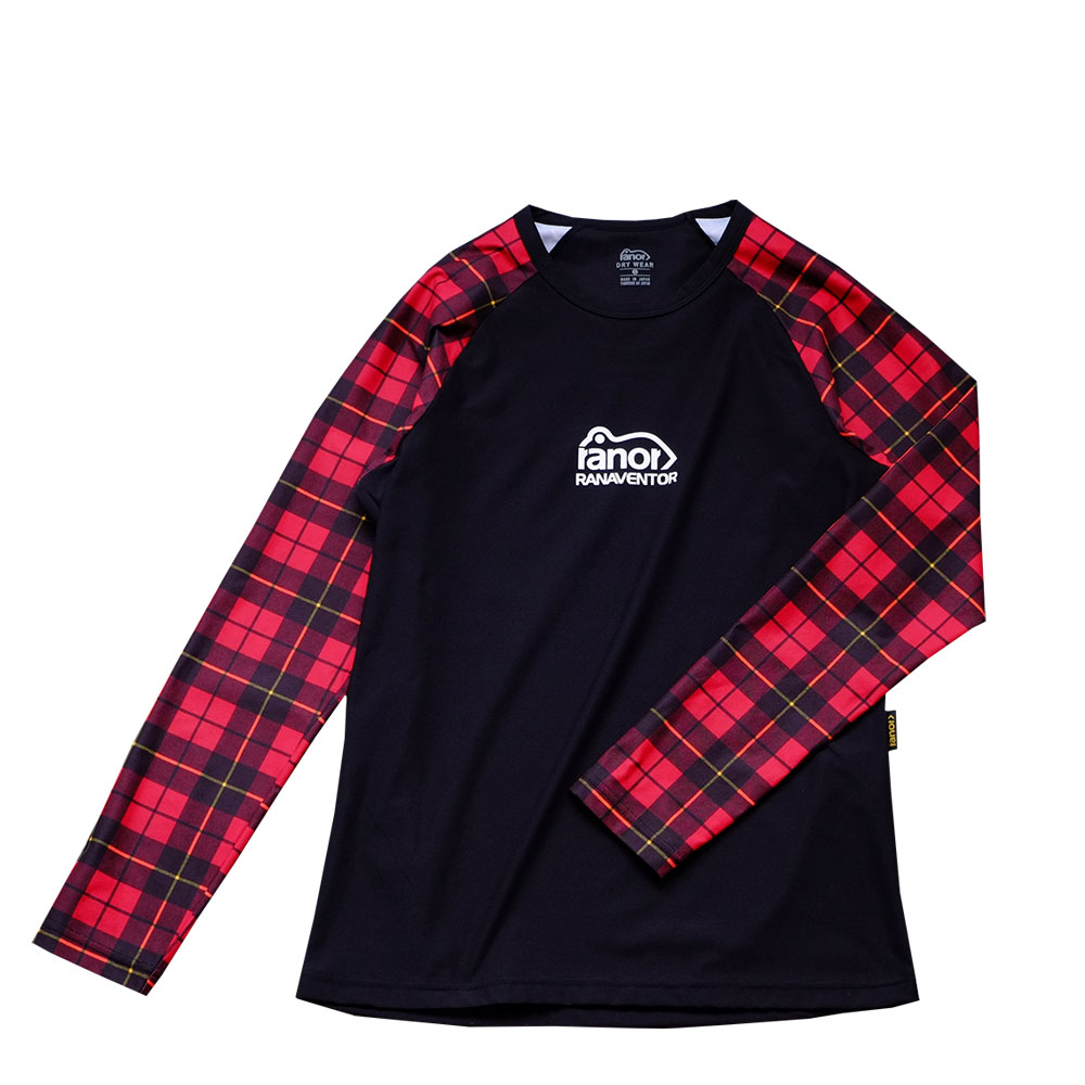 SLEEVE PATTERN RAGURAN LONG T-SHIRT | ALL TOPS | ranor