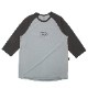 RAGLAN SLEEVE 3/4 T-SHIRT
