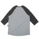 RAGLAN SLEEVE 3/4 T-SHIRT