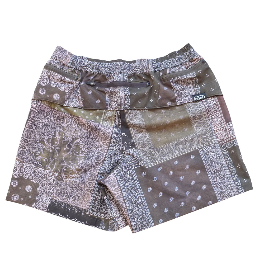 競売 ranor BANDANA MIDDLE SHORTS オリーブ Mサイズ - パンツ